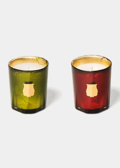 Trudon Astral Gabriel And Gloria Mini Candle Gift Set In Green And Red