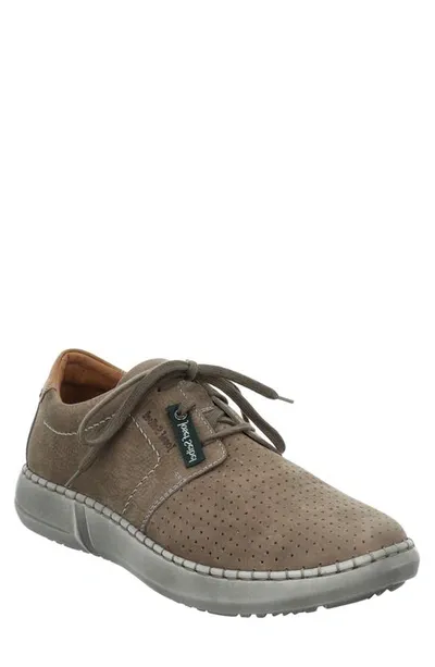 Josef Seibel Louis 06 Perforated Sneaker In Taupe