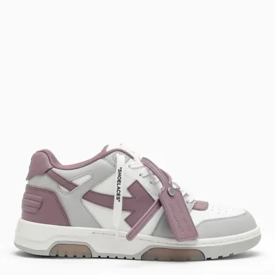 Off-white White/grey/purple Out Of Office Sneakers