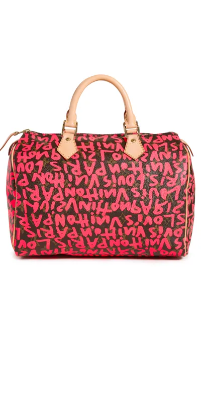 Pre-owned Louis Vuitton Pink Sprouse Speedy30