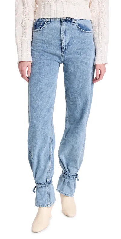 Rag & Bone Splice Barrel Jeans In Alisha