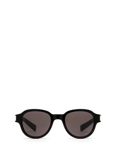 Saint Laurent Eyewear Wayfarer Frame Sunglasses In Black