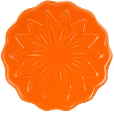 Paula Canovas Del Vas Orange Flower Plate