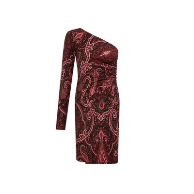 Etro Robe Paisley Asymétrique