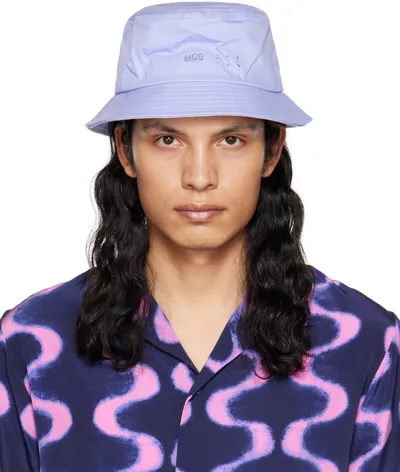 Mcq By Alexander Mcqueen Blue Ic0 Bucket Hat In 5353 Hyper Lilac