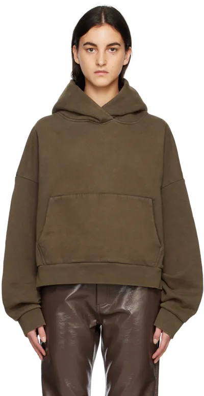 Entire Studios Brown Heavy Hoodie