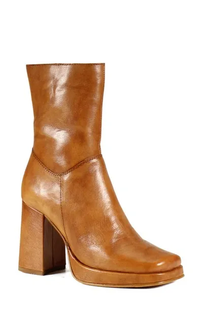 Diba True Mont Pilier Platform Bootie In Tan