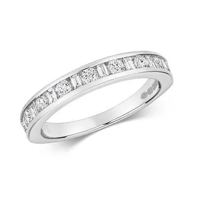 Pre-owned Eternity 0.53ct Diamant Halb  Ring Grössen J-q