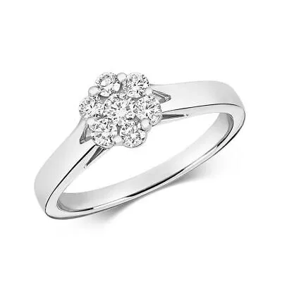 Pre-owned So 0.35ct Diamant Haufen Ring Grössen J-q