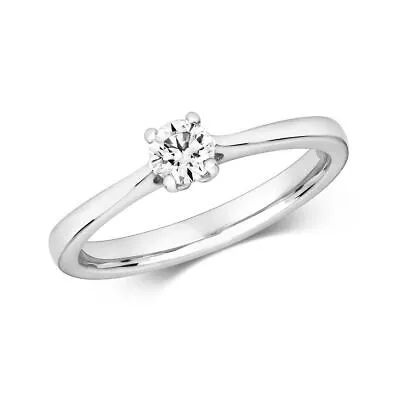 Pre-owned So 0.25ct Diamant 4 Klaue Litaire Ring Grössen