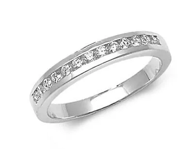 Pre-owned Eternity 0.33ct Diamant 7 Stein 1/2  Ring Grössen J-q