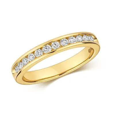 Pre-owned Eternity 0.33ct Diamant Kanal Set  Grösse J-q Gelbgold