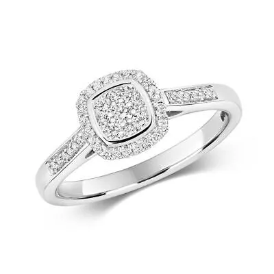 Pre-owned So 0.25ct Diamant Haufen Ring Grössen