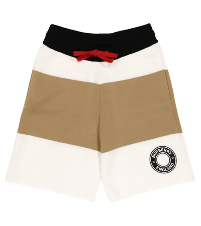 Burberry Kids' Wool-blend Shorts In Beige