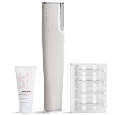 Dermaflash Luxe+ Advanced Sonic Dermaplaning And Peach Fuzz Removal - Stone