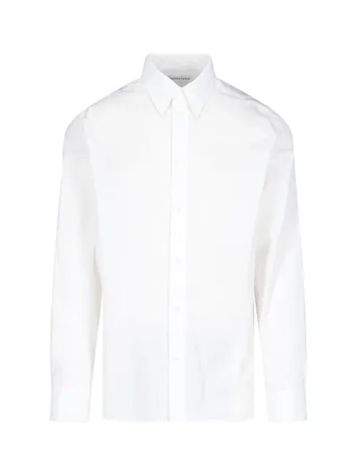 Bottega Veneta Classic Shirt In Bianco