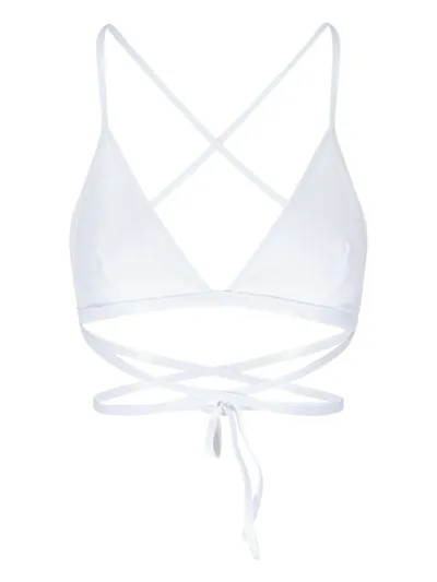 Isabel Marant 'solange' Top Bikini In White