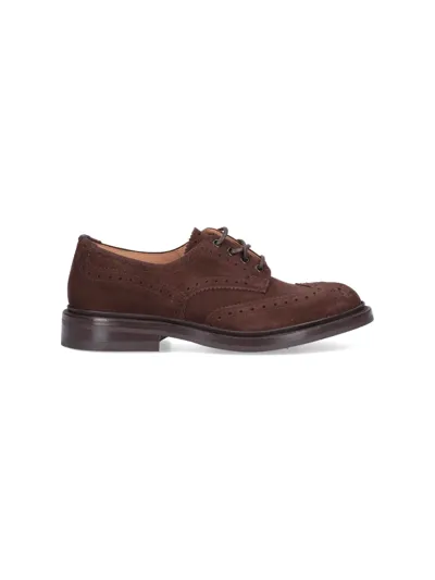 Tricker's 'bourton' Derby Shoes In Marrone