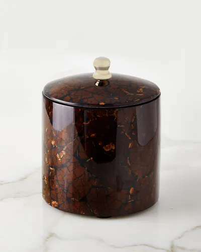 Ladorada Dark Coconut Container, 6.5"