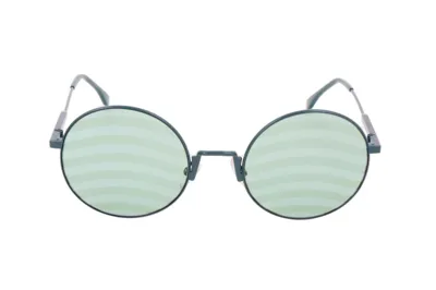 Fendi Eyewear Round Frame Sunglasses In Green