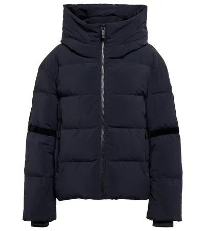 Fusalp Barsy Padded Hooded Down Ski Jacket In Noir