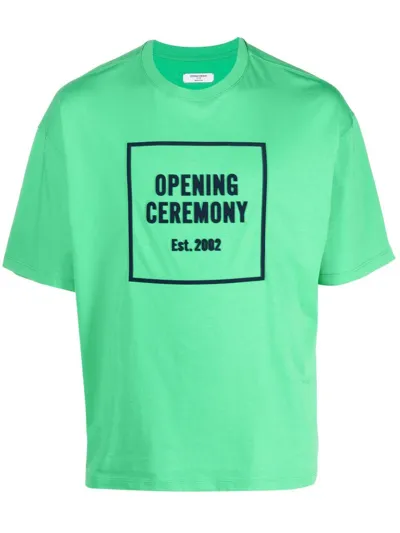 Opening Ceremony Logo-print T-shirt In 绿色