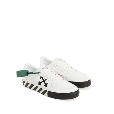 Off-white Baskets Low Vulcanized En Cuir