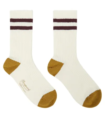 Bonpoint Kids' Cotton-blend Socks In Ecru