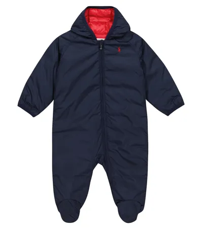 Polo Ralph Lauren Baby Padded Snowsuit In Newport Navy