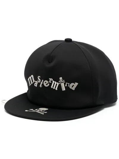 Mastermind Japan Embroidered-logo Cap In Black