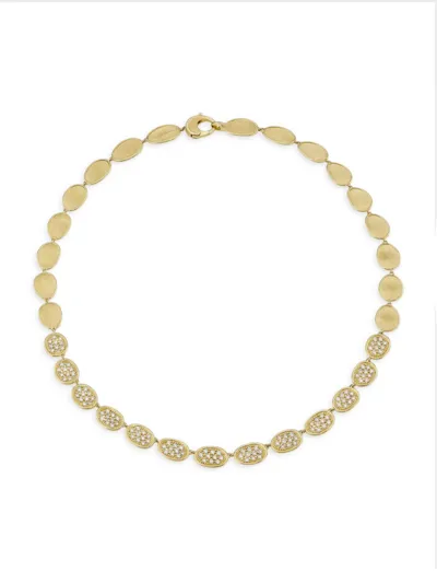 Marco Bicego Women's Lunaria Alta 18k Yellow Gold & 2.6 Tcw Diamond Collar Necklace