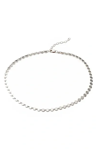 Made By Mary Poppy Link Choker In Silver