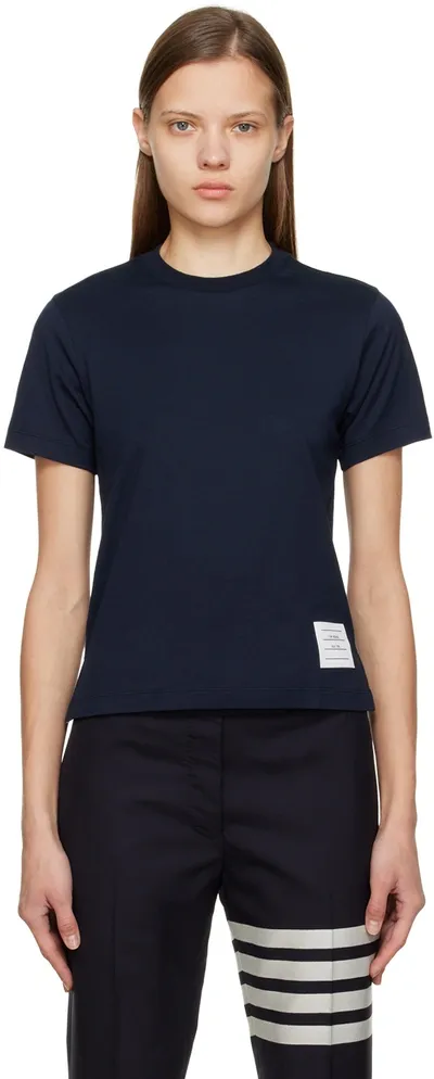 Thom Browne Navy Relaxed T-shirt