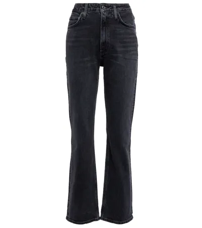 Agolde High-rise Bootcut Jeans In Technique