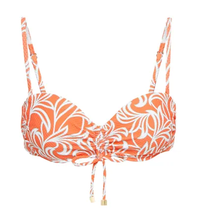 Heidi Klein Coral Gardens Bandeau Bikini Top