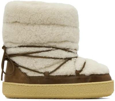 Isabel Marant Off-white Zimlee Snow Boots In 23ec Ecru