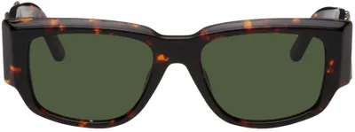 Palm Angels Laguna Sunglasses In 6055 Dark Havana