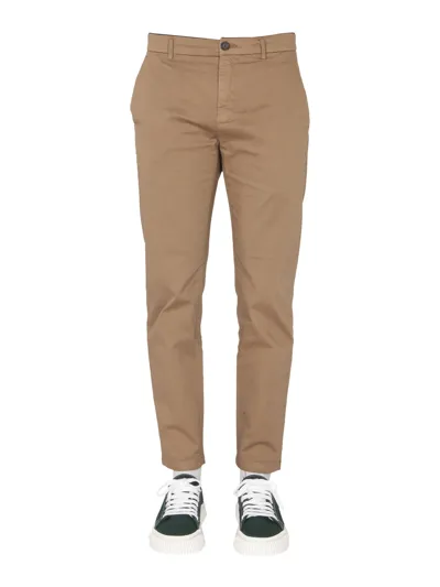 Department Five Prince Chinos Crop Trousers In Brown