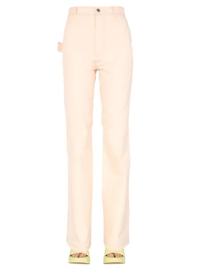 Bottega Veneta Flared Jeans In Pink