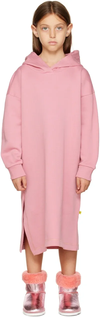 M.a+ Kids Pink Hooded Dress