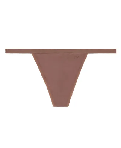 Dkny Active Comfort String Thong Dk8965 In Rosewood