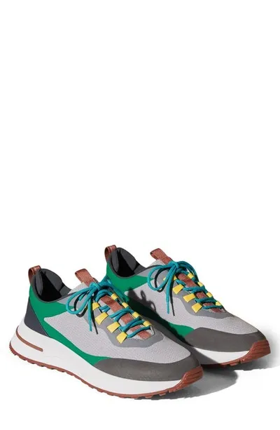 Loro Piana Week-end Walk Low Top Sneaker In F3uk Green Primula F.