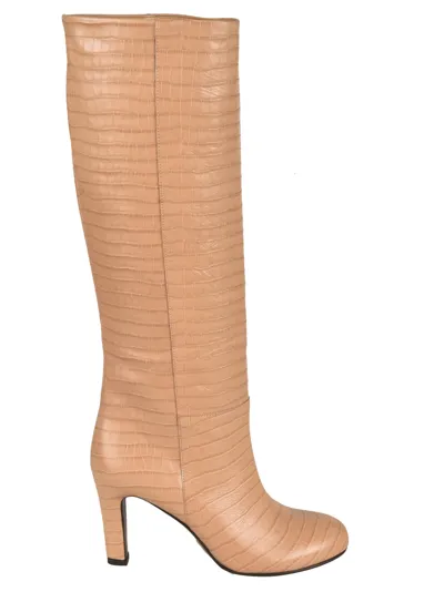 Del Carlo Skinned High Boots In Neutrals