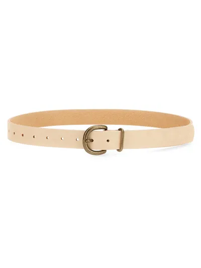 Hender Scheme Leather Belt In Beige