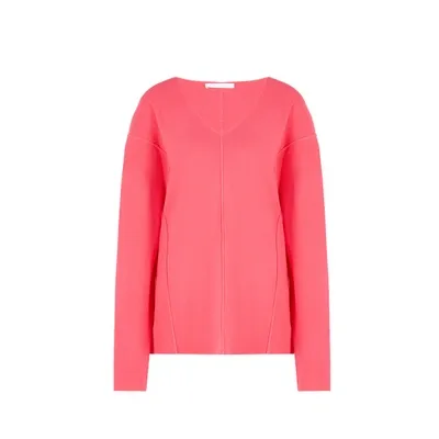 Helmut Lang Womens Fuchsia Sweater