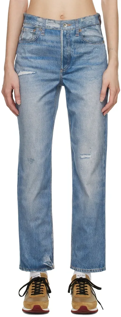 Rag & Bone Blue Miramar Jeans In Blythe