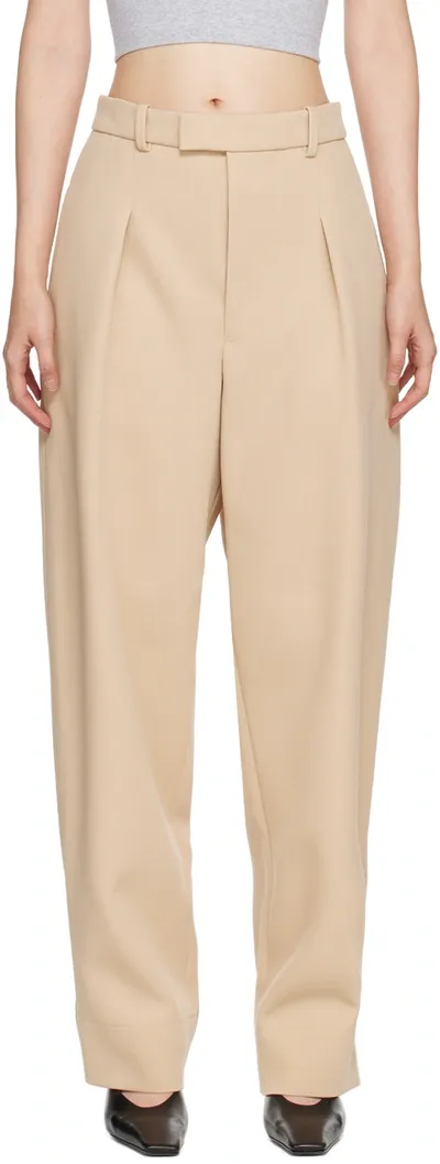 Wardrobe.nyc Wardrobe. Nyc Hb Trouser In Biscuit