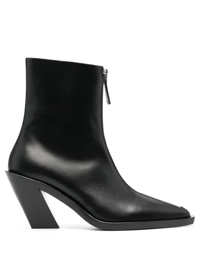 Elleme Eclair Zipper Boots In Black