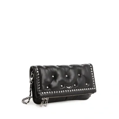 Zadig & Voltaire Pochette Rocky Rider En Cuir