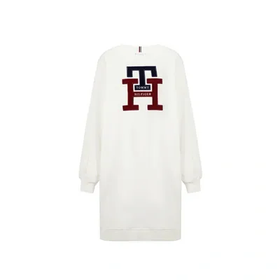 Tommy Hilfiger Organic Cotton And Cotton-blend Sweatshirt Dress